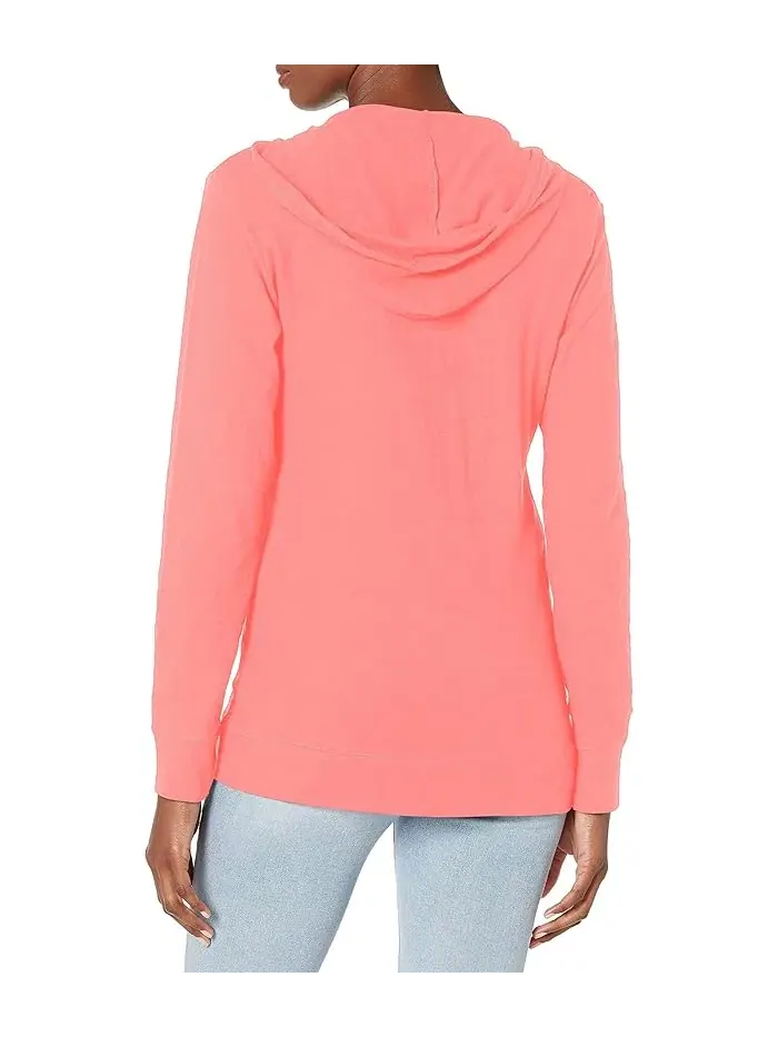 Худи с капюшоном Slub Jersey Hanes — изображение 2 из 2, прозрачный