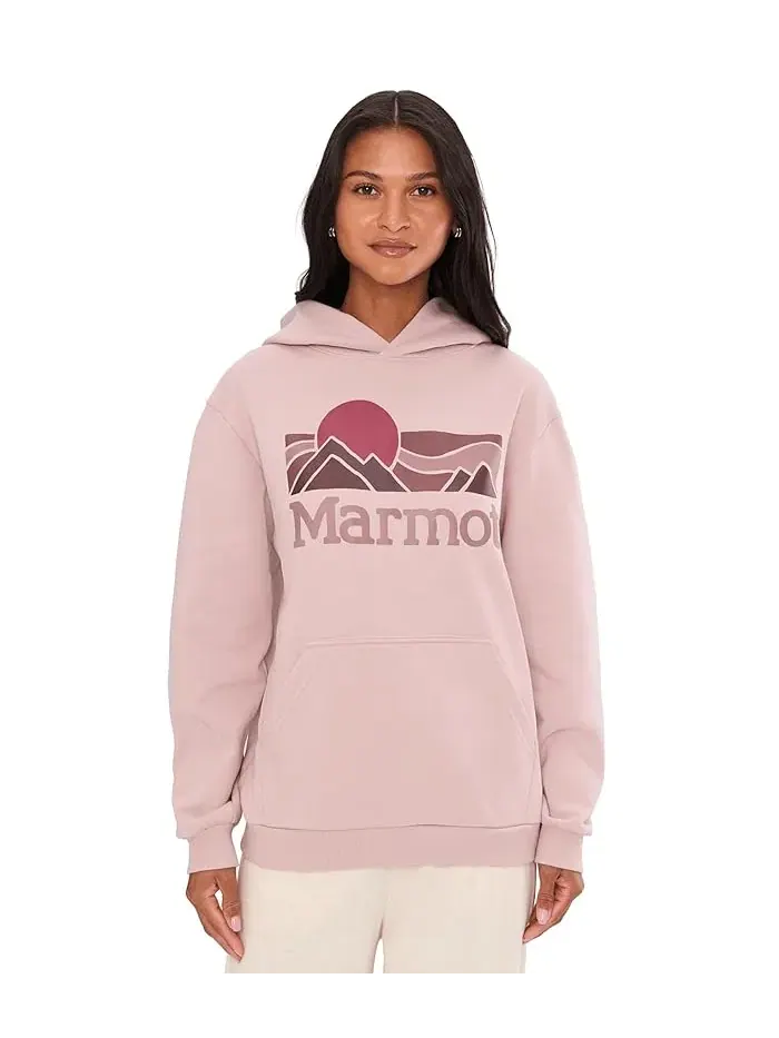 Худи Coastal Hoodie Marmot — изображение 1 из 5, пыльный