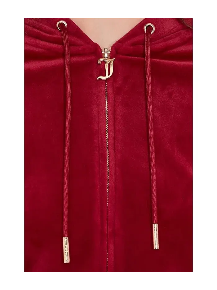 Толстовка с капюшоном OG Blink Track Jacket Juicy Couture — изображение 5 из 5, красный