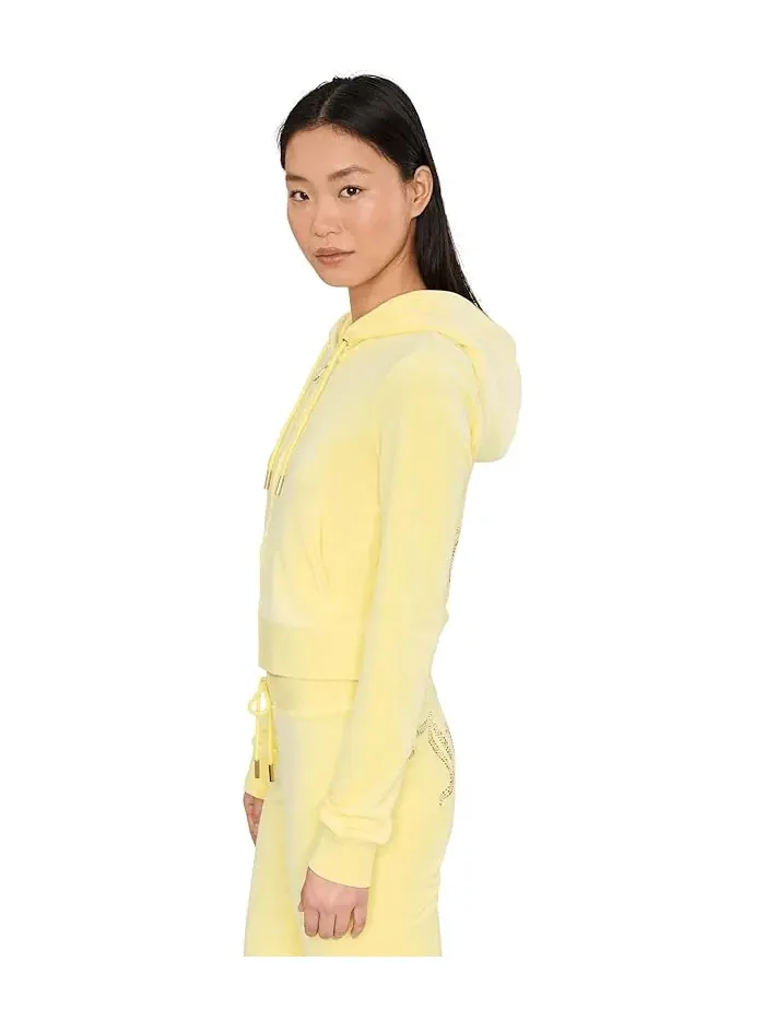 Толстовка с капюшоном Og Blink Track Jacket Juicy Couture — изображение 3 из 5, желтый