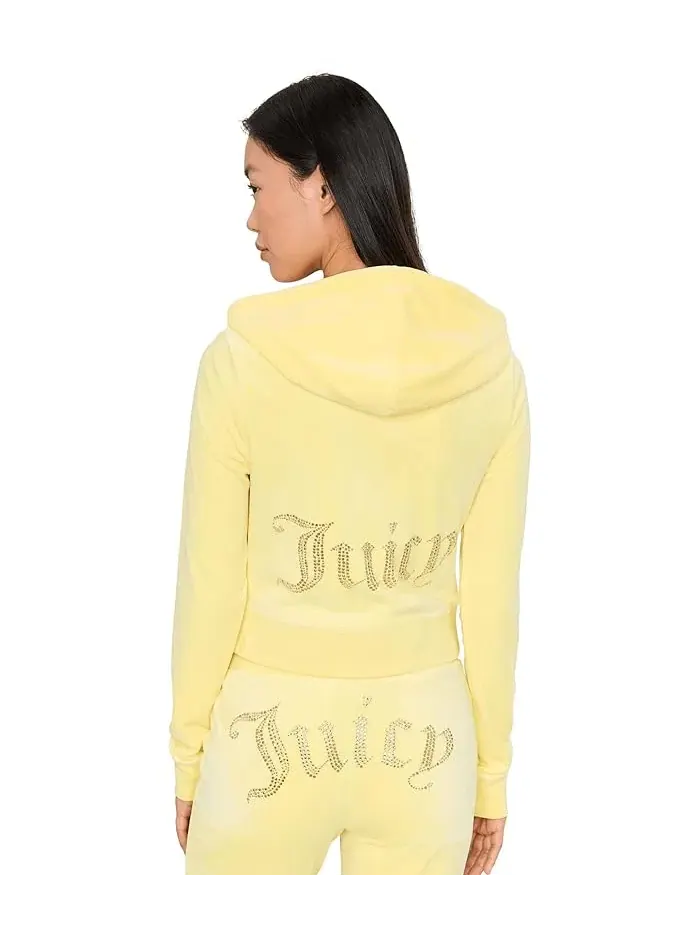 Толстовка с капюшоном Og Blink Track Jacket Juicy Couture — изображение 4 из 5, желтый