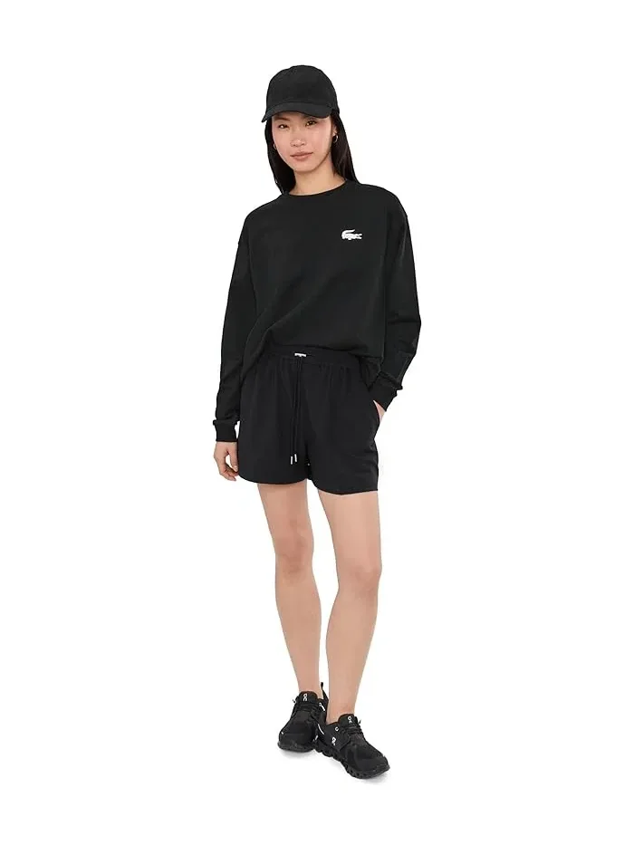 Худи Lacoste Black/White — изображение 2 из 5, черный/белый