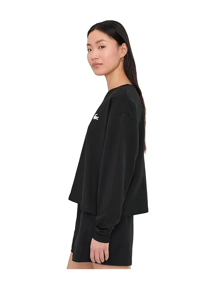 Худи Lacoste Black/White — изображение 3 из 5, черный/белый
