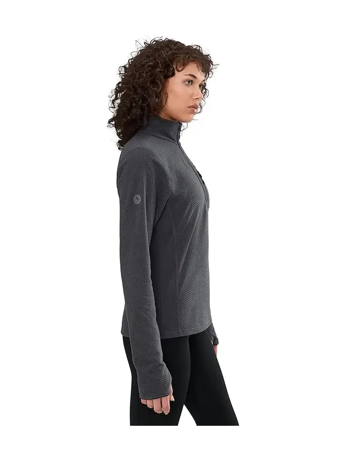 Флисовая водолазка AirFleece 1/2 Zip Marmot — изображение 3 из 5, черный