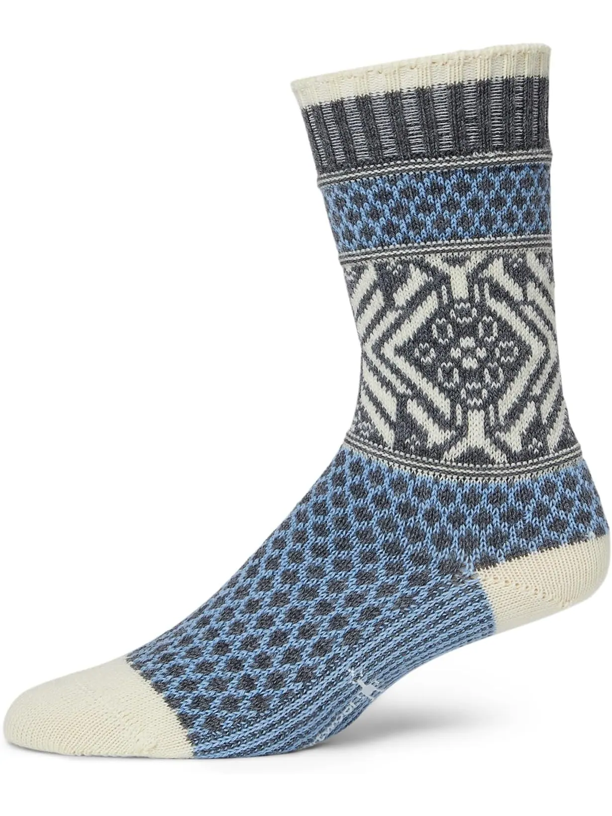 Носки Smartwool Everyday Popcorn Snowflake Pattern Crew Socks — изображение 1 из 1, синий