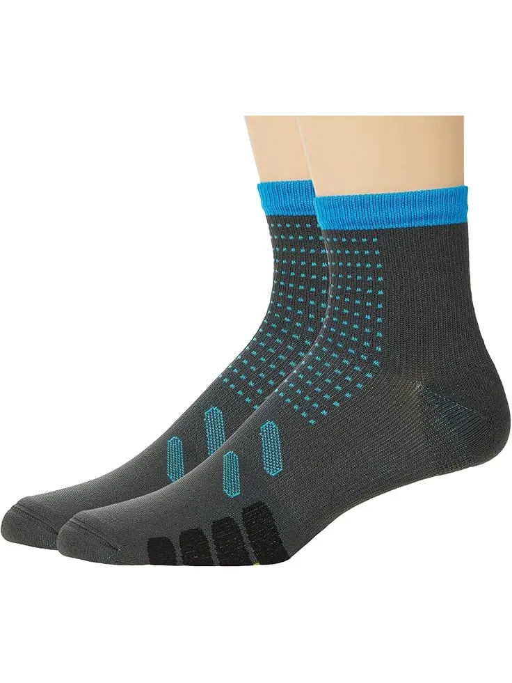 Носки Eurosock Bike Quarter Compression 2-Pack — изображение 1 из 1, угольный