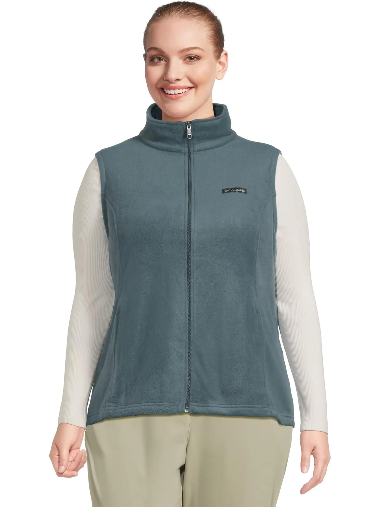 Жилет Columbia Plus Size Benton Springs Vest — изображение 1 из 5, голубой