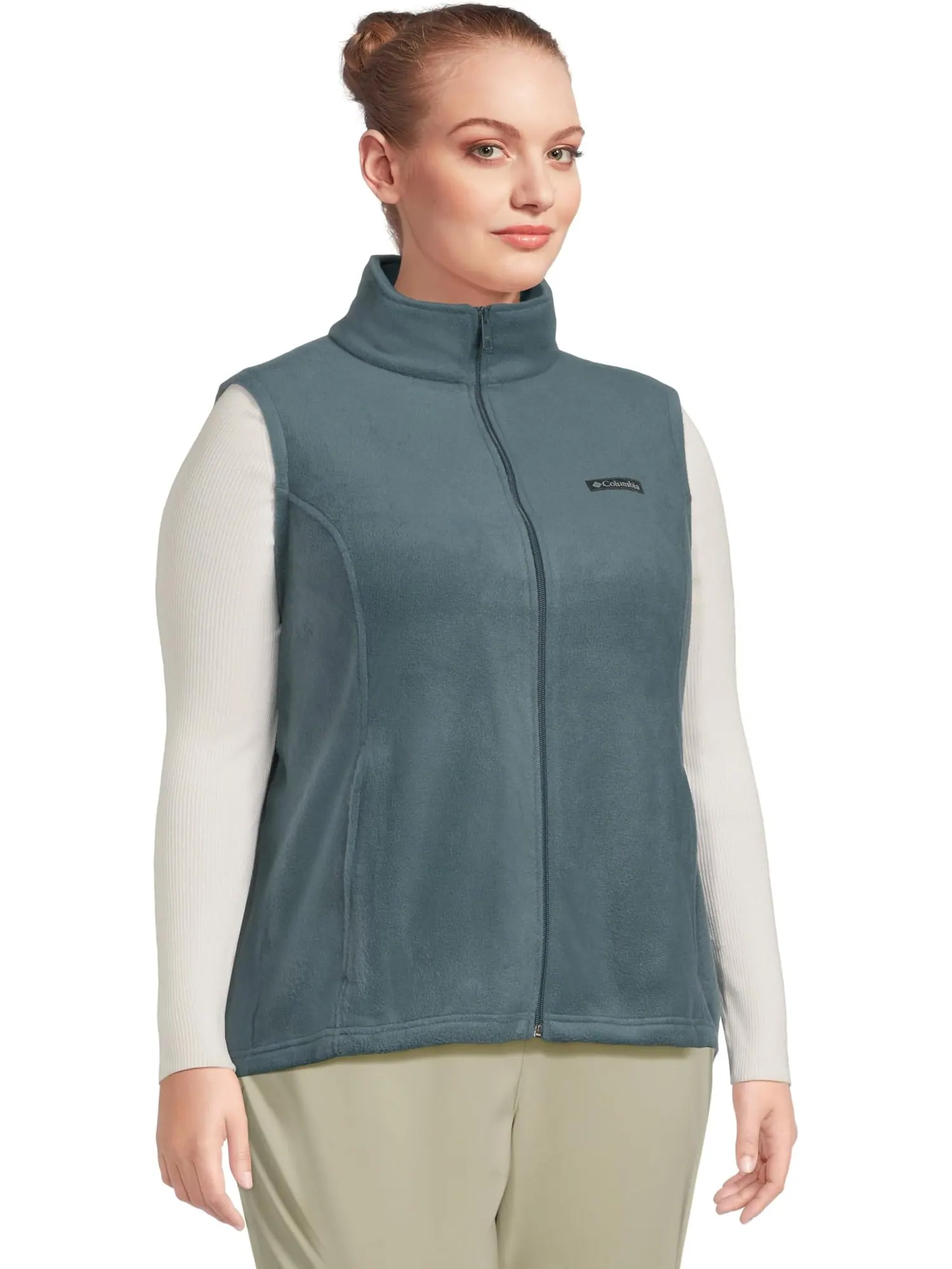 Жилет Columbia Plus Size Benton Springs Vest — изображение 2 из 5, голубой