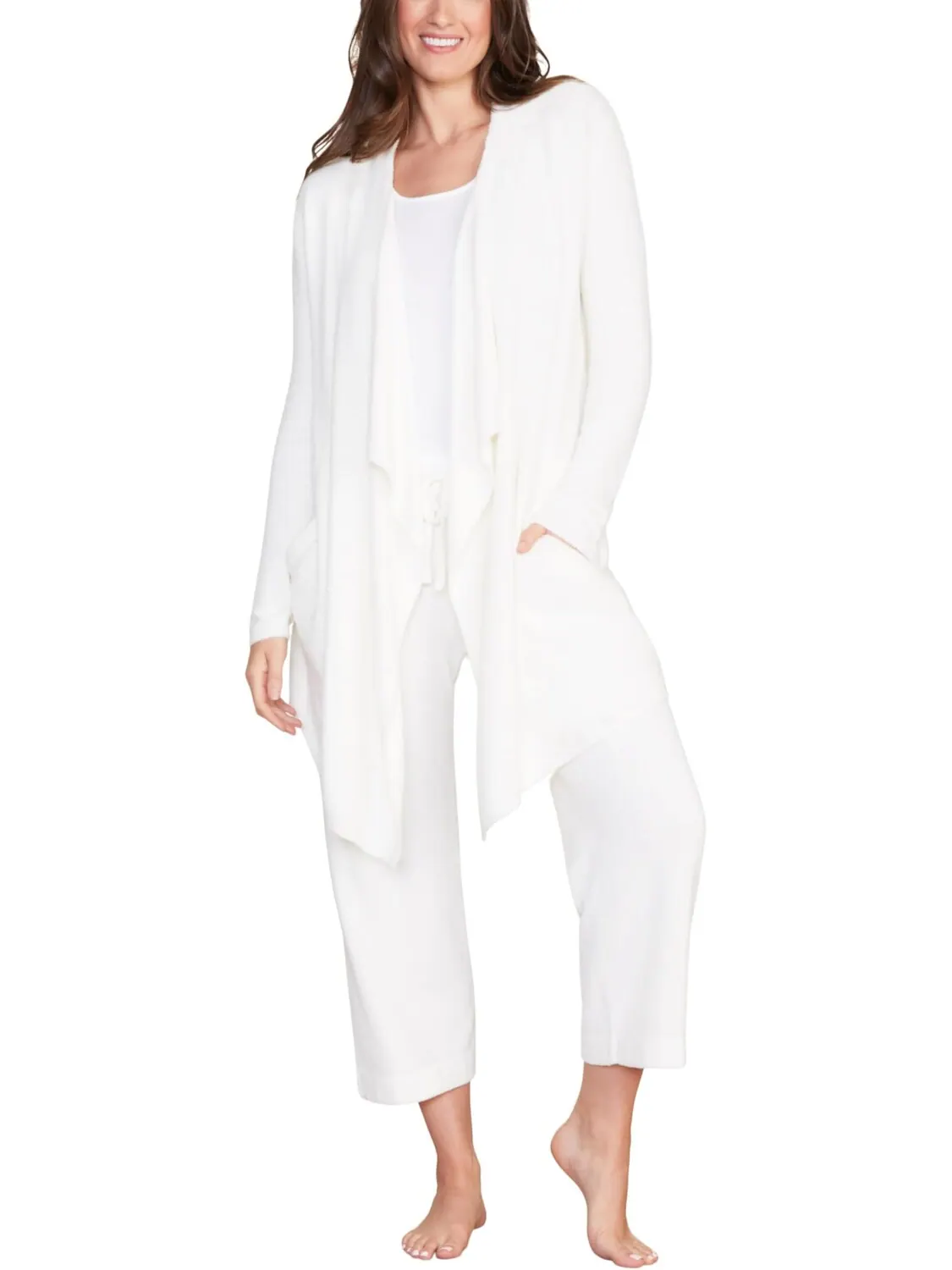 Кимоно CozyChic Lite Island Wrap Barefoot Dreams — изображение 1 из 3, серый
