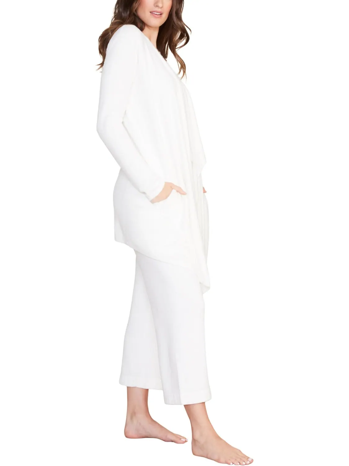 Кимоно CozyChic Lite Island Wrap Barefoot Dreams — изображение 2 из 3, серый