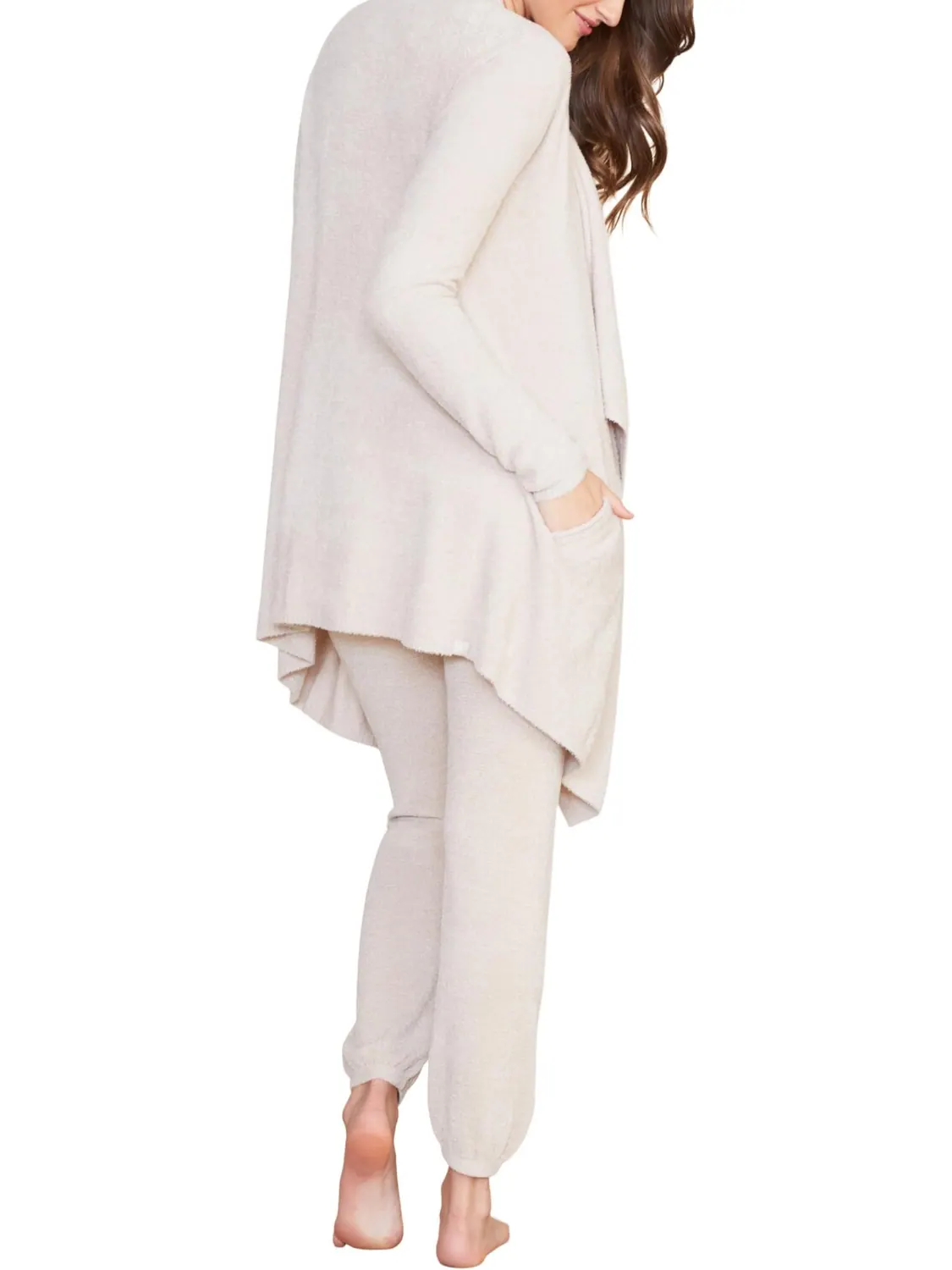 Кимоно CozyChic Lite Island Wrap Barefoot Dreams — изображение 3 из 3, серый