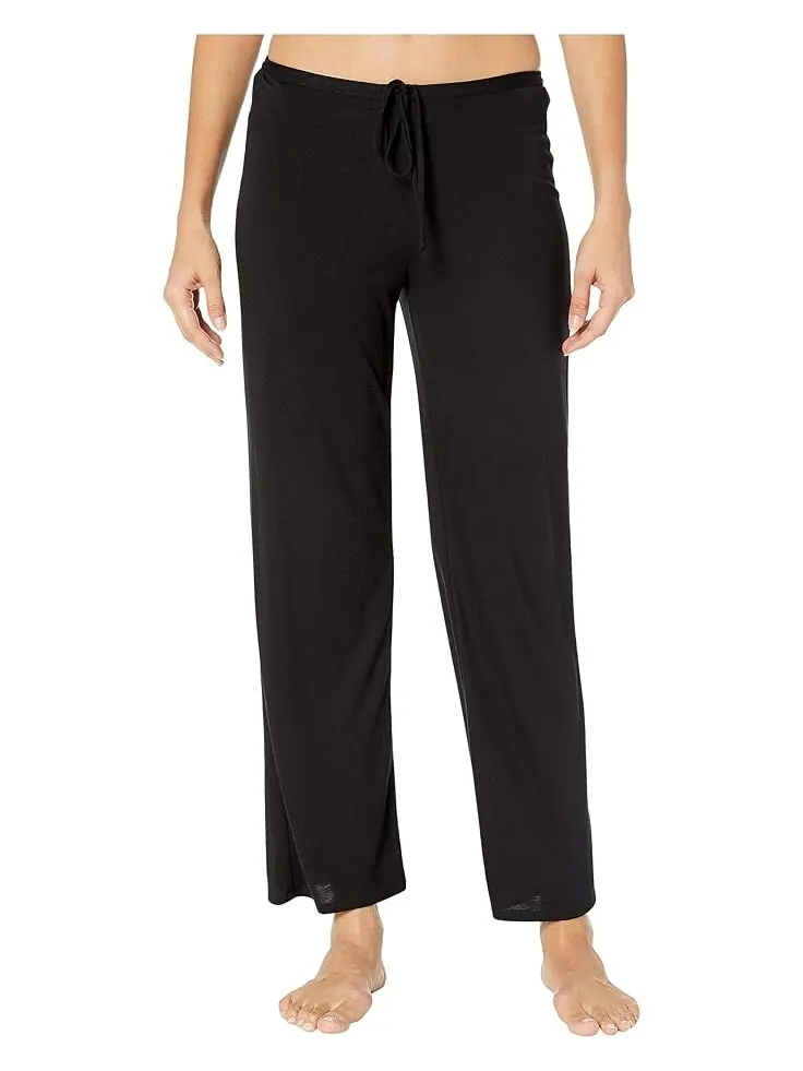 Пижама Natori Luxe Shangri-La Long Sleeve — изображение 4 из 4, черный
