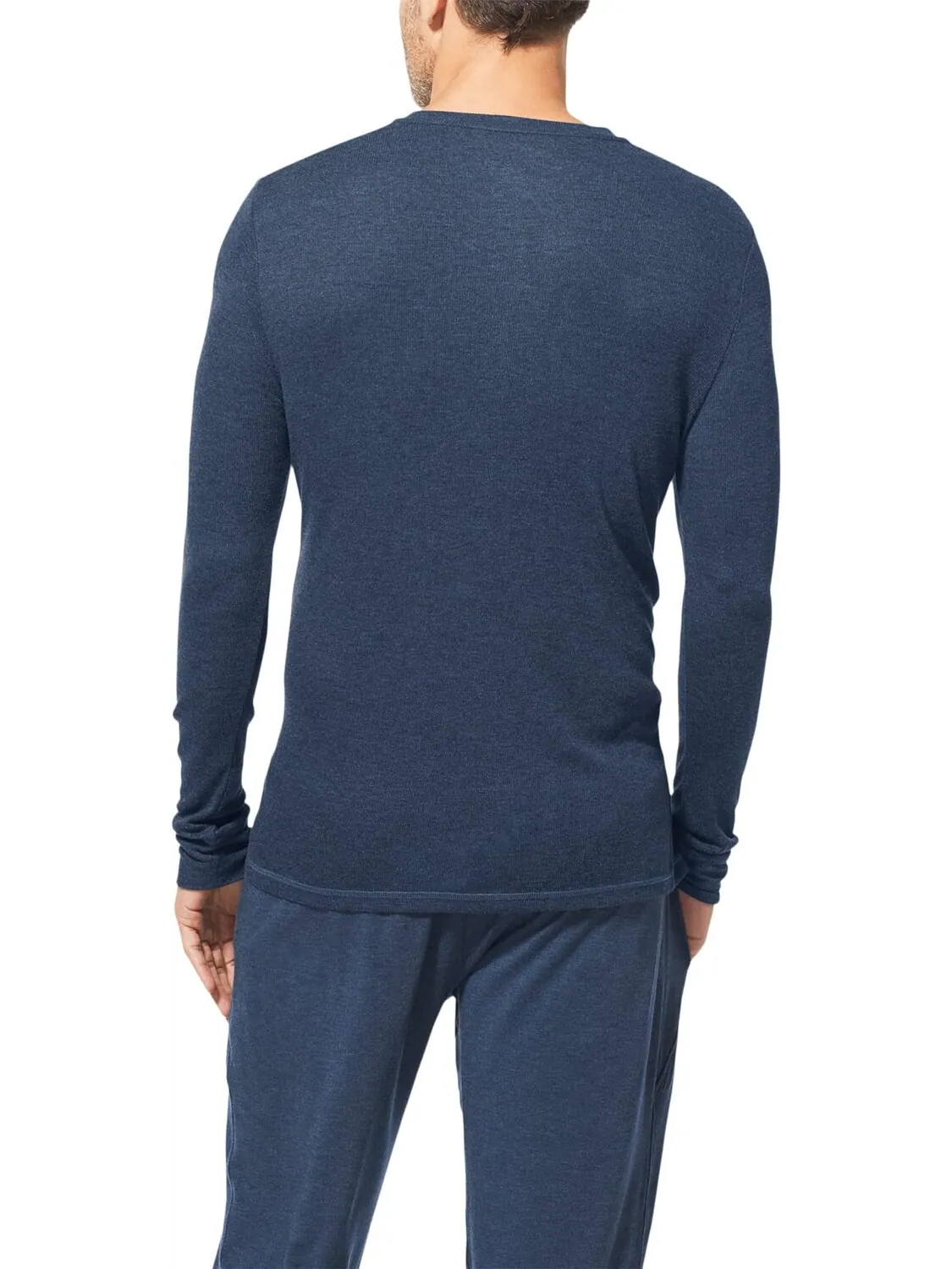 Хенли Lounge с длинными рукавами Tommy John — изображение 2 из 3, синий