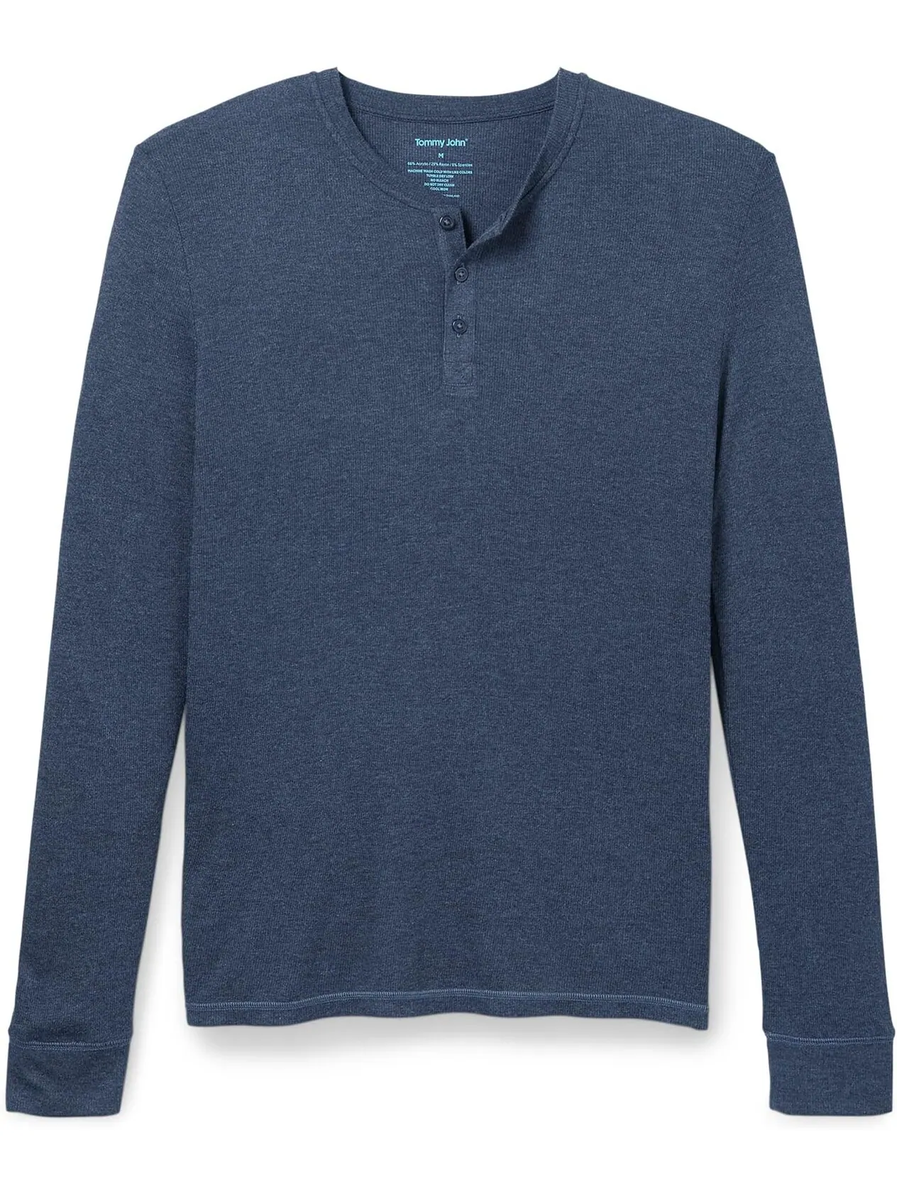 Хенли Lounge с длинными рукавами Tommy John — изображение 3 из 3, синий