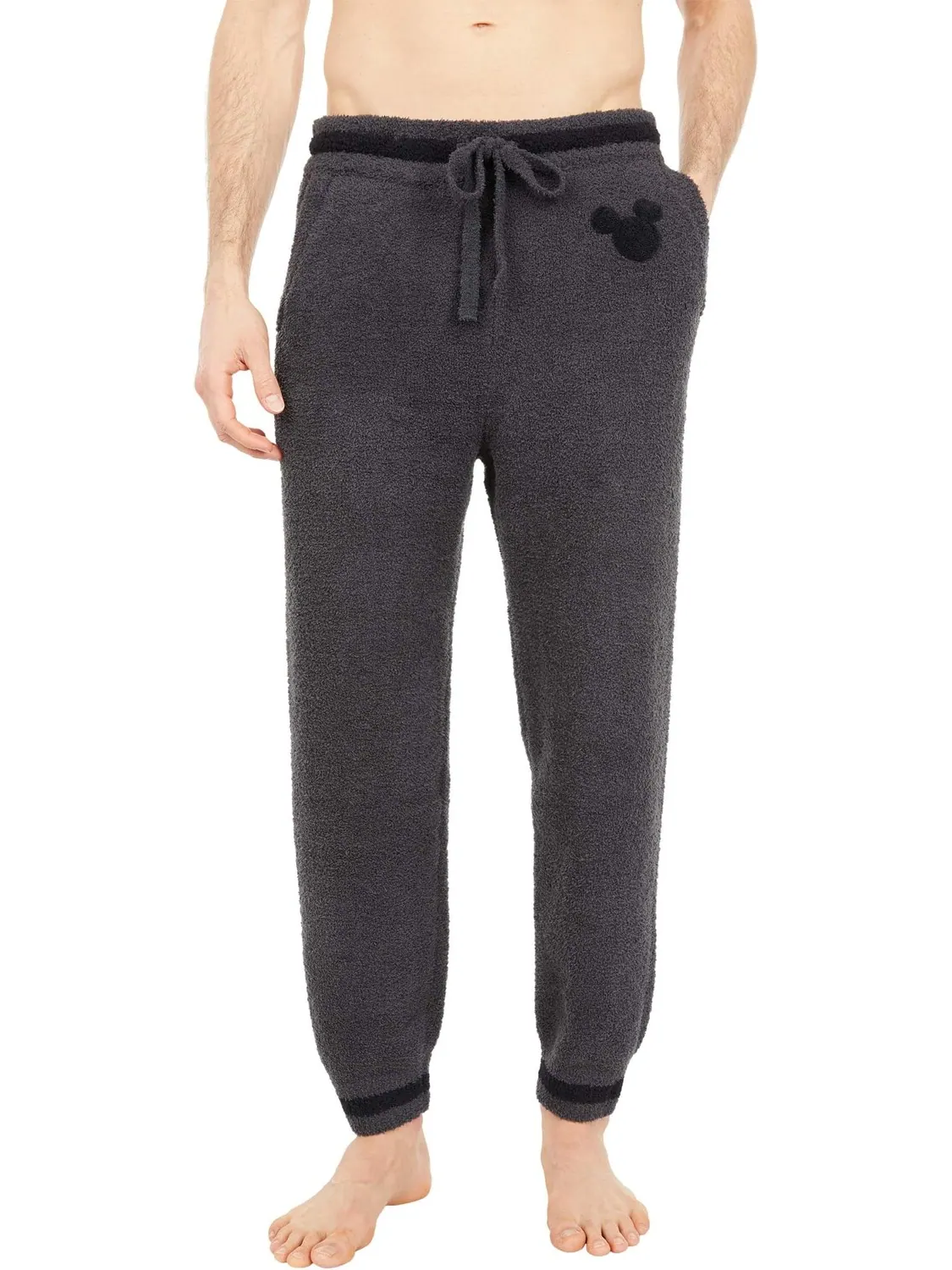 Джоггеры Cozychic Classic Disney с Микки Barefoot Dreams — изображение 1 из 4, угольный