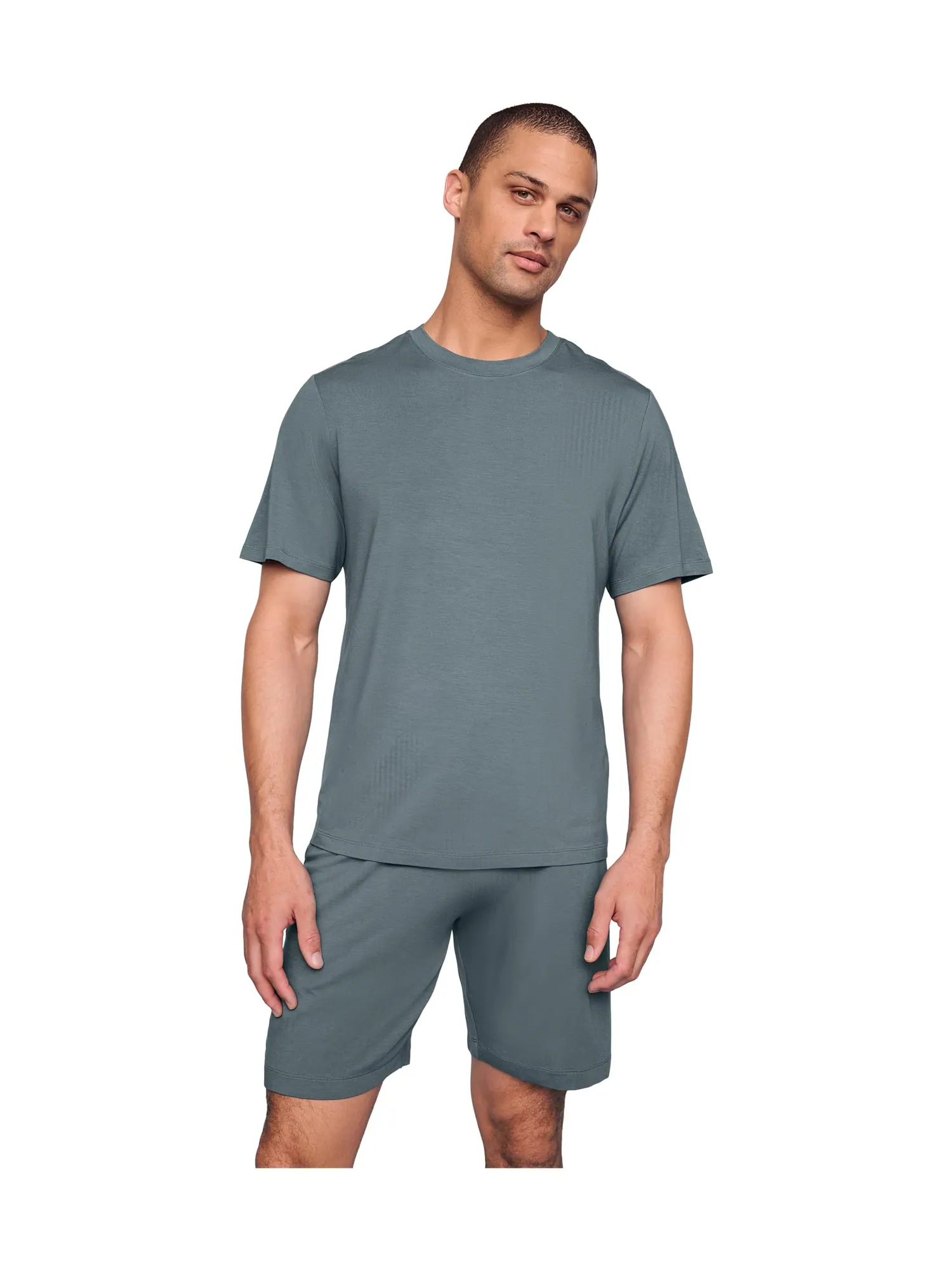 Пижама Eberjey Henry Shorts Pj Set — изображение 1 из 3, синий