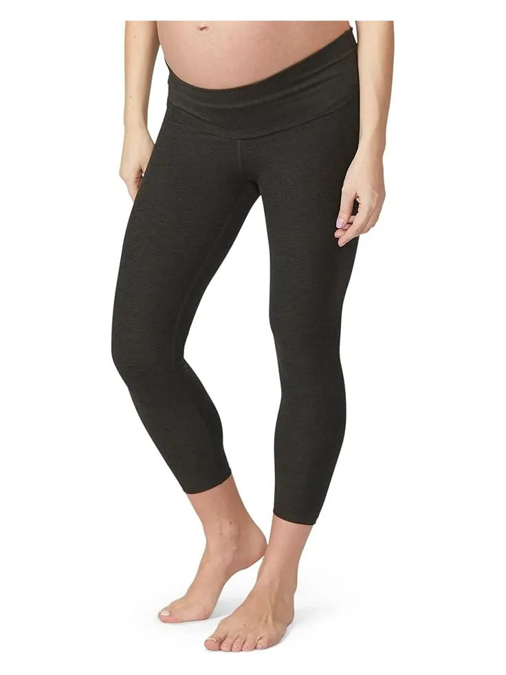 Леггинсы Beyond Yoga Maternity Empire Waisted Spacedye Capri — изображение 1 из 4, самая темная ночь