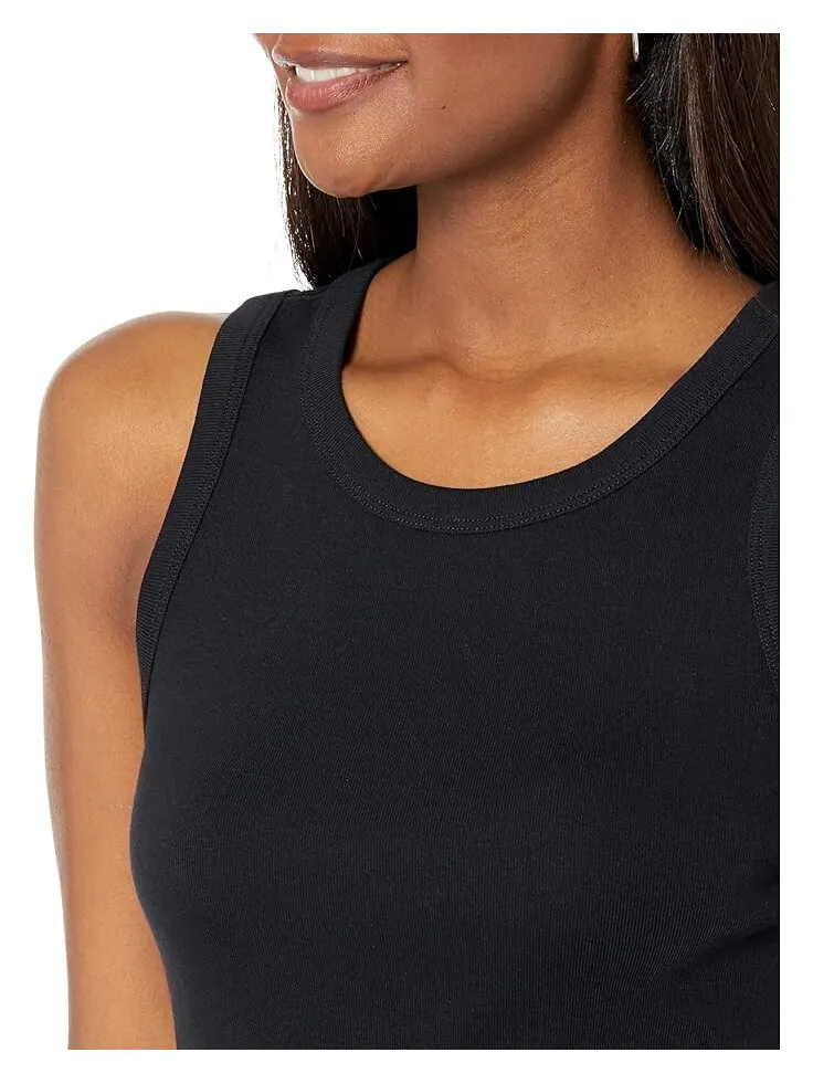 Майка Lilla P 1x1 Rib Jewel Tank — изображение 3 из 4, черный