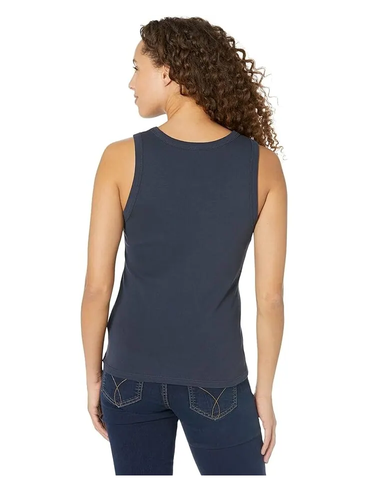Майка Lilla P 1x1 Rib Jewel Tank — изображение 2 из 4, темный темно-синий