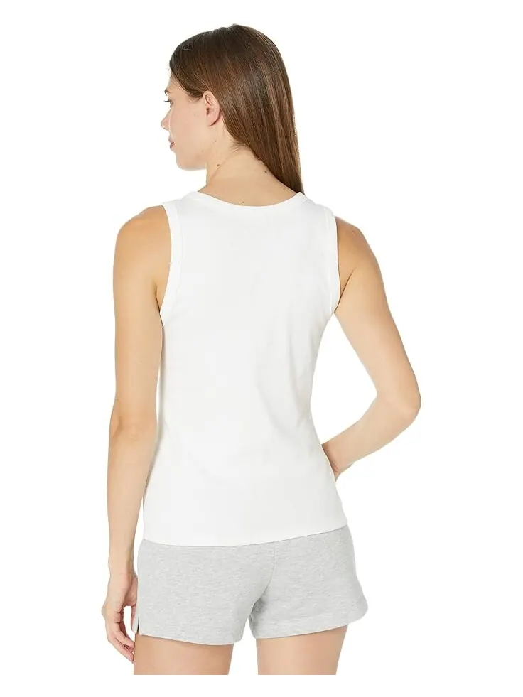 Майка Lilla P 1x1 Rib Jewel Tank — изображение 2 из 4, белый