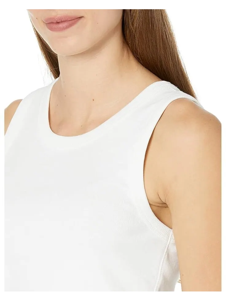 Майка Lilla P 1x1 Rib Jewel Tank — изображение 3 из 4, белый