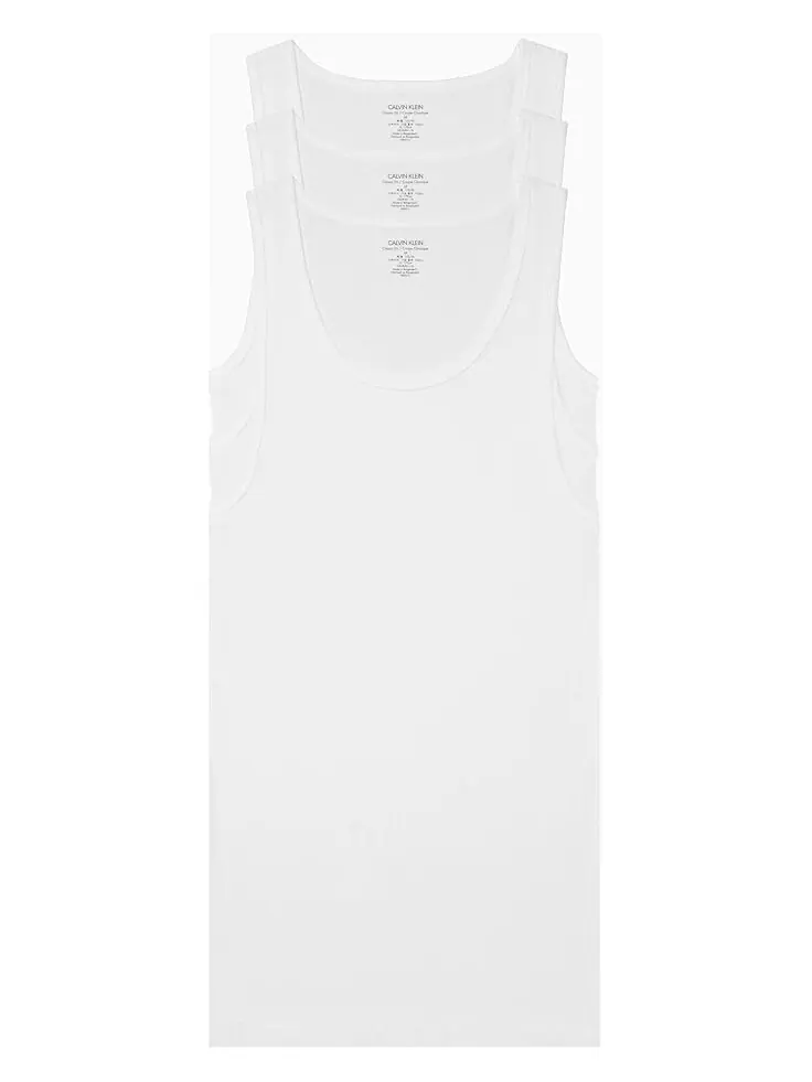 Майка Calvin Klein Underwear Cotton Classics Multipack Pack Tank — изображение 1 из 2, белый