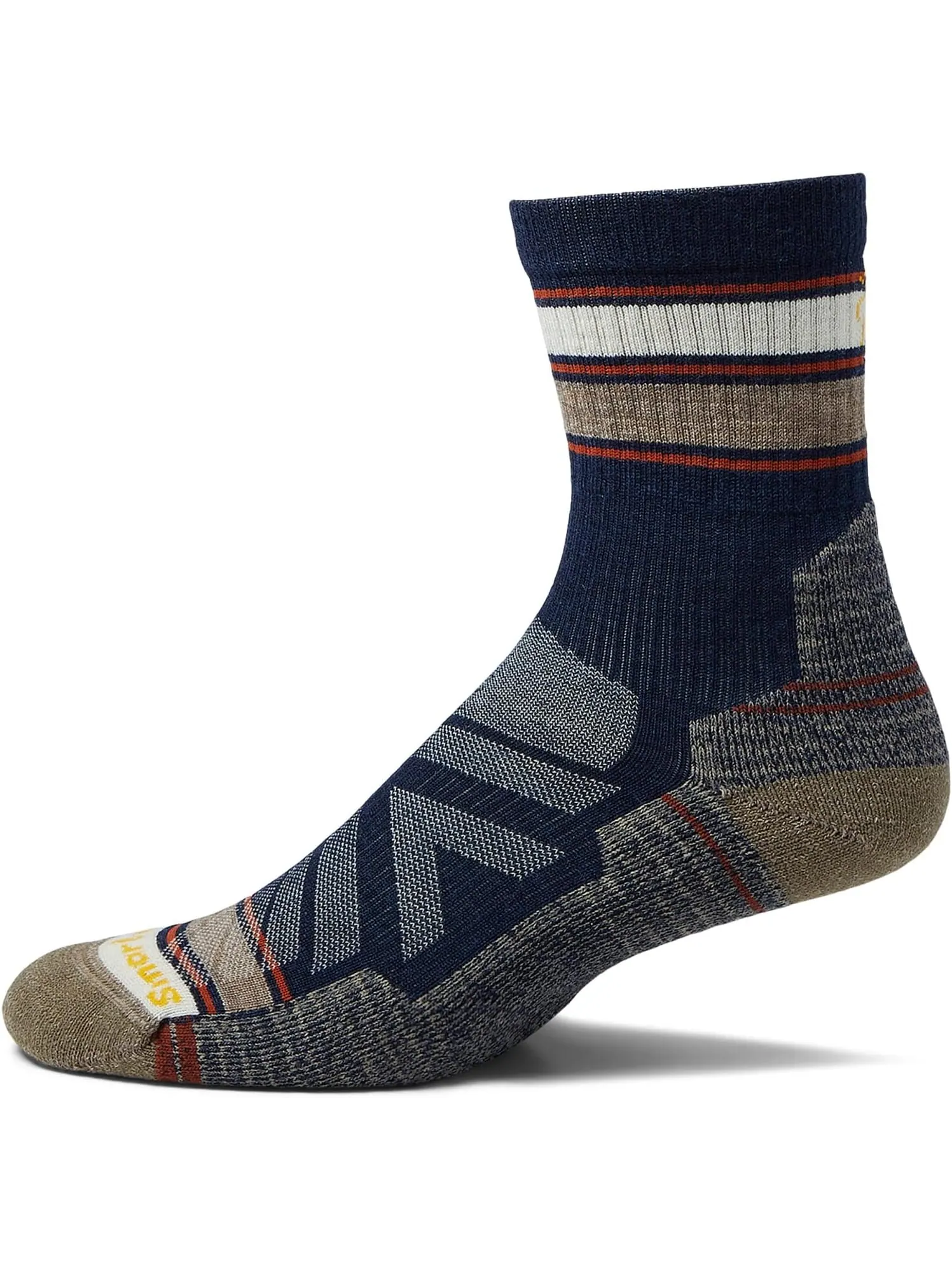 Легкая полукомбинезон Performance Hike в полоску средней длины Smartwool — изображение 1 из 1, глубокий темно-синий
