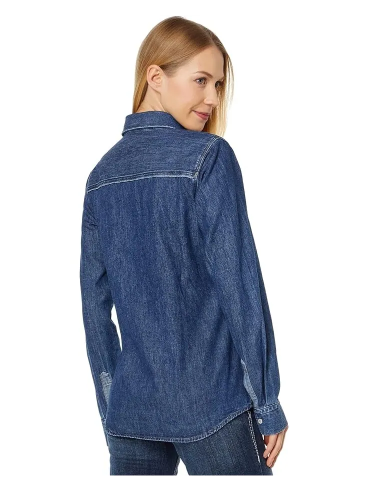 Рубашка Ariat Farriday Denim — изображение 2 из 4, синий