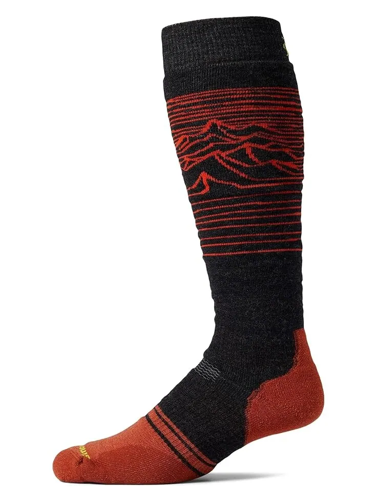 Носки Smartwool Snowboard Full Cushion Iguchi Pattern Over-the-Calf — изображение 1 из 2, темно-серый