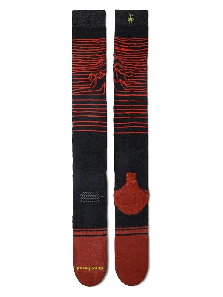 Носки Smartwool Snowboard Full Cushion Iguchi Pattern Over-the-Calf — изображение 2 из 2, темно-серый