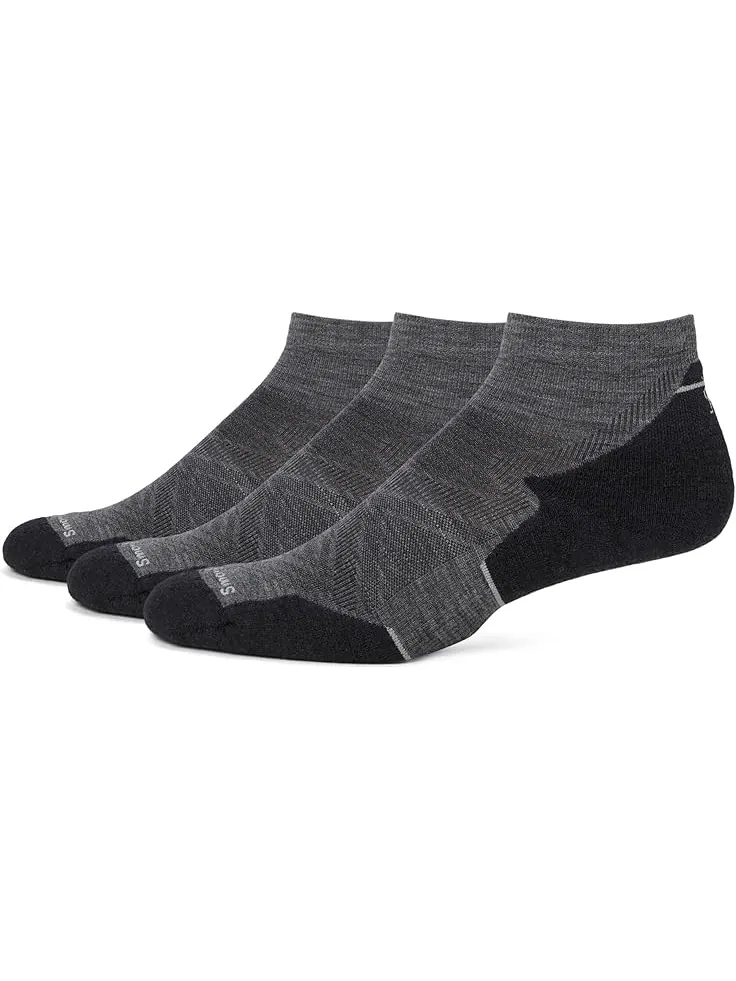 Носки Smartwool Run Targeted Cushion Ankle Socks 3-Pack — изображение 1 из 1, серый