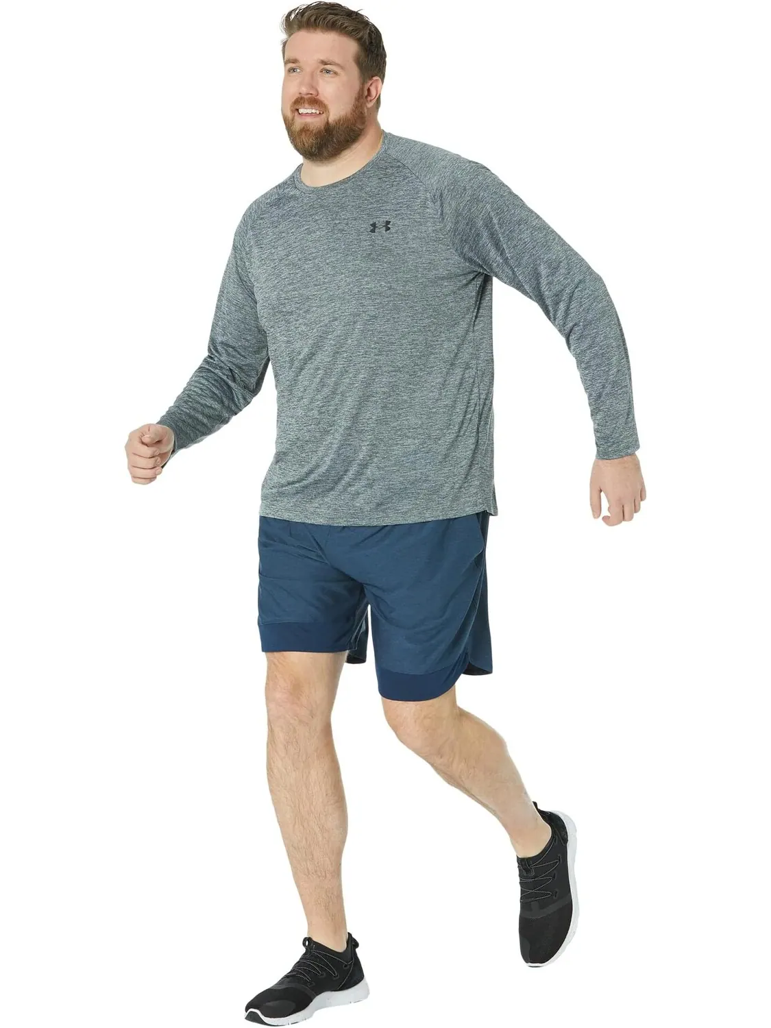 UA Tech 2.0 с длинным рукавом Under Armour — изображение 4 из 4, серый/черный