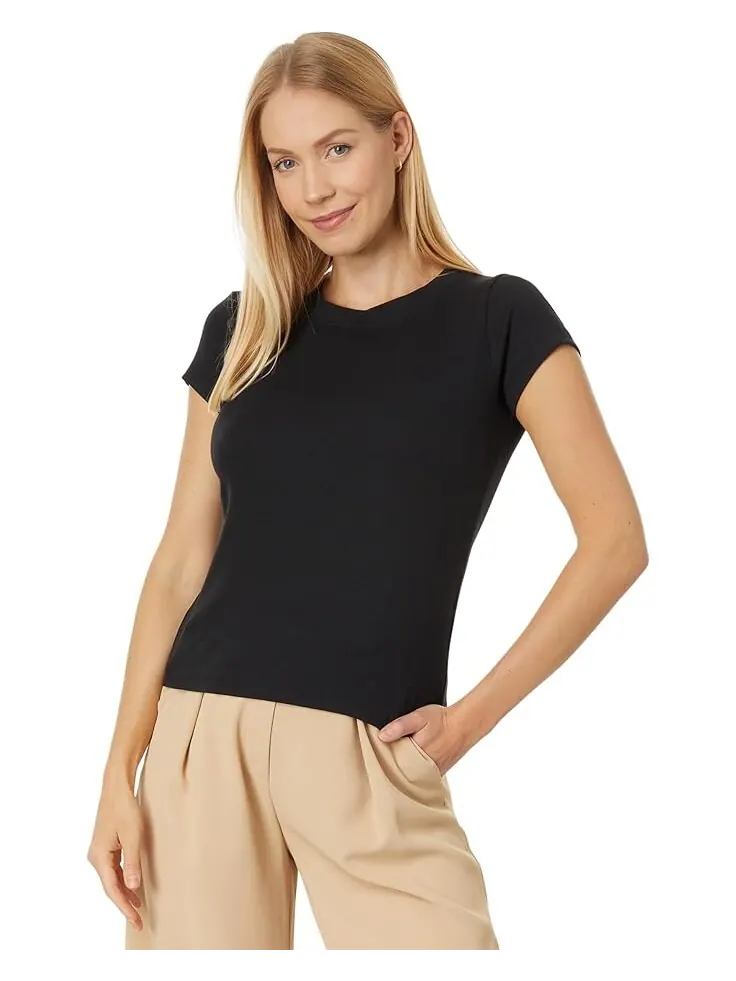 Футболка Madewell Supima Rib — изображение 1 из 4, черный