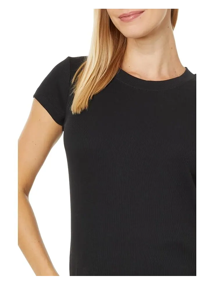 Футболка Madewell Supima Rib — изображение 3 из 4, черный