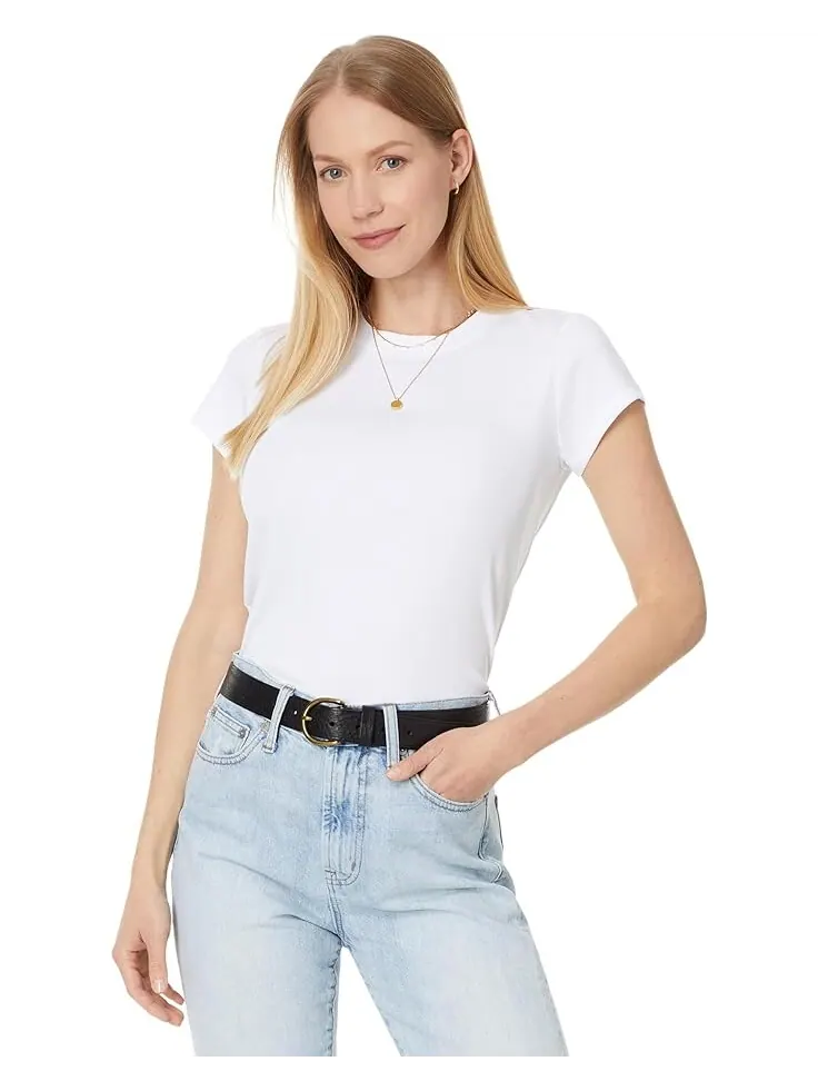 Футболка Madewell Supima Rib — изображение 1 из 4, белый
