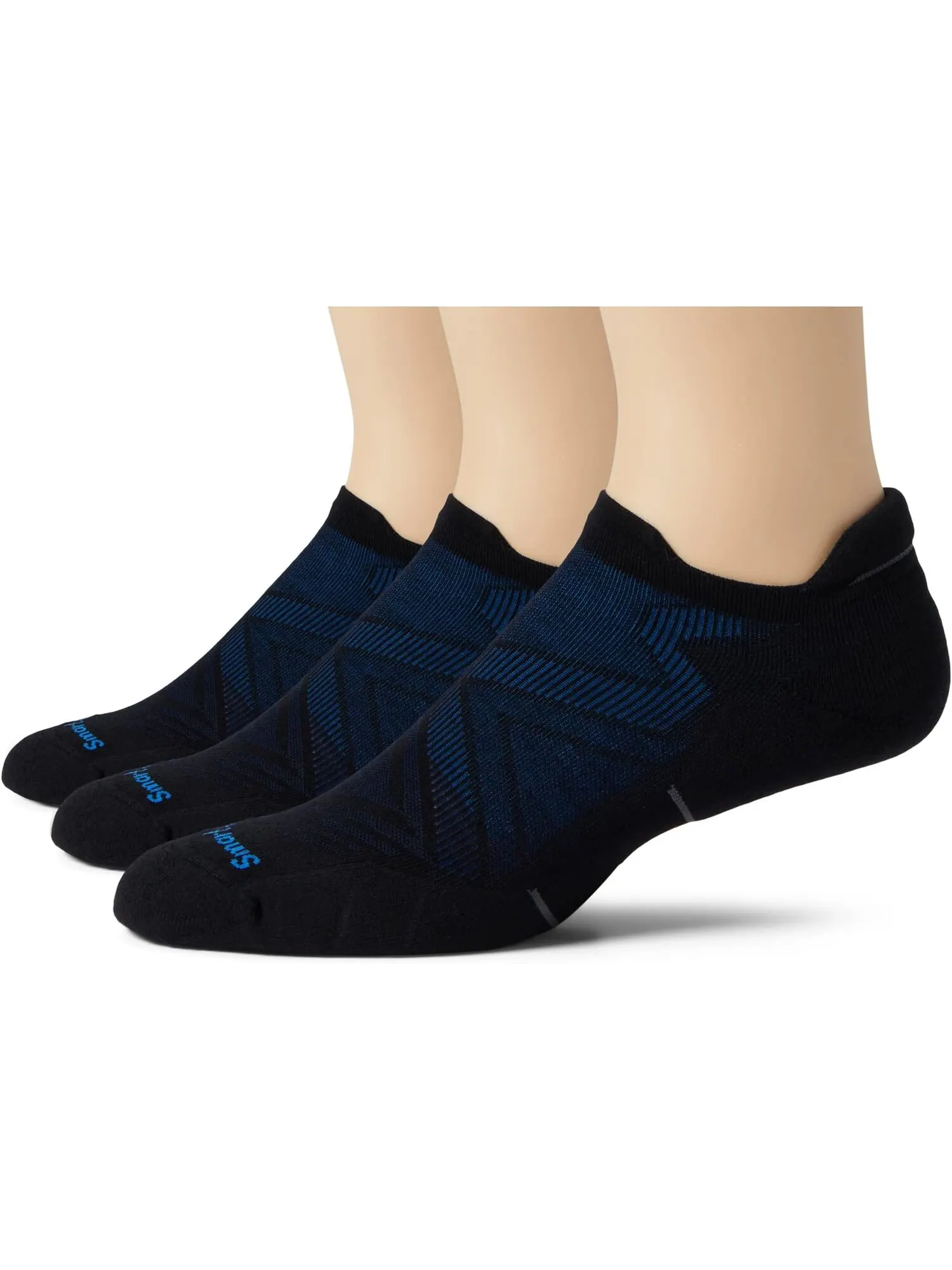 Носки до щиколотки Run Targeted Cushion, 3 пары Smartwool — изображение 1 из 1, черный