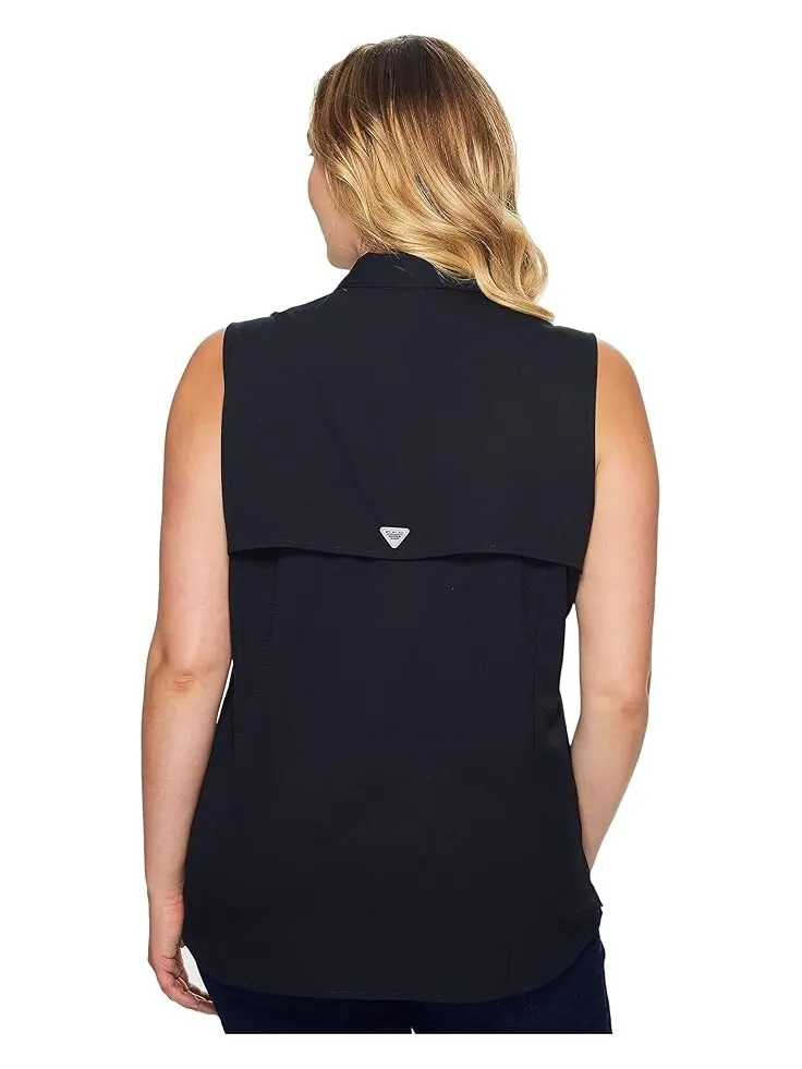 Рубашка Columbia Plus Size Tamiami Sleeveless — изображение 3 из 4, черный