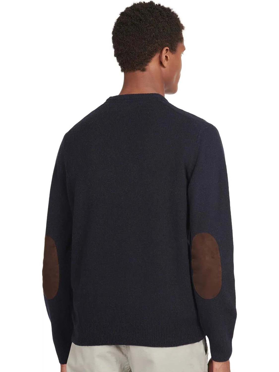 Свитер Barbour Essential Patch Crew Barbour — изображение 2 из 3, темно-синий