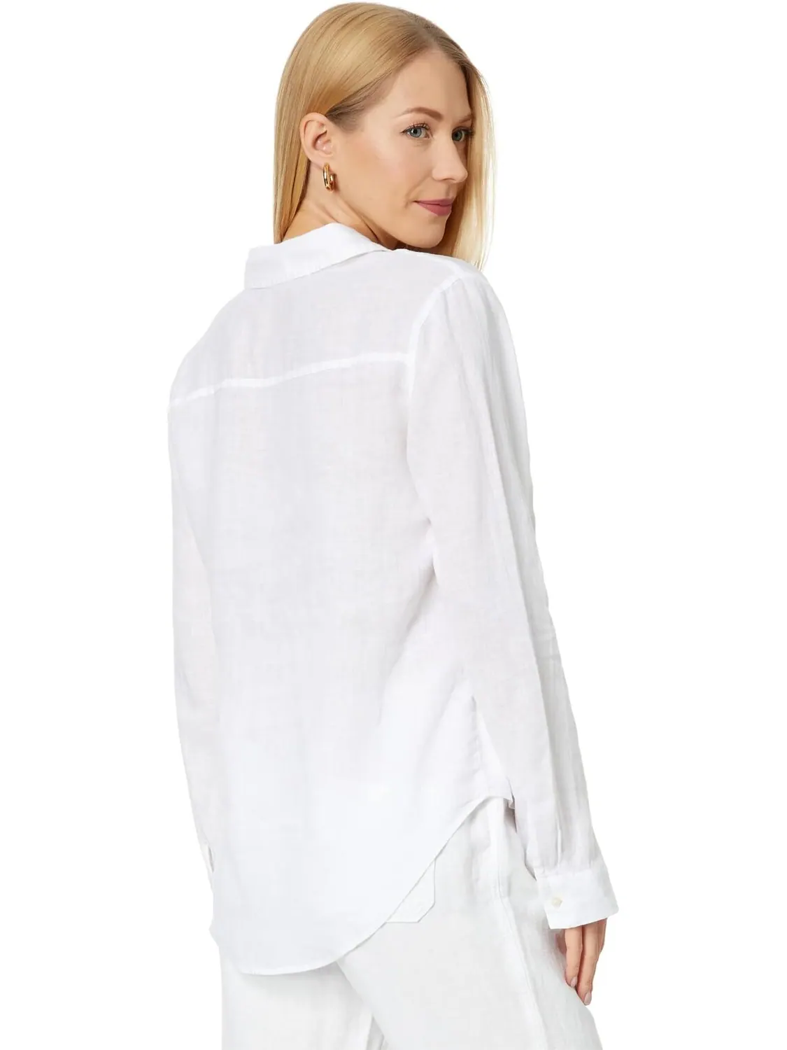 Рубашка Sea View Button-Down Lilly Pulitzer — изображение 2 из 4, белый