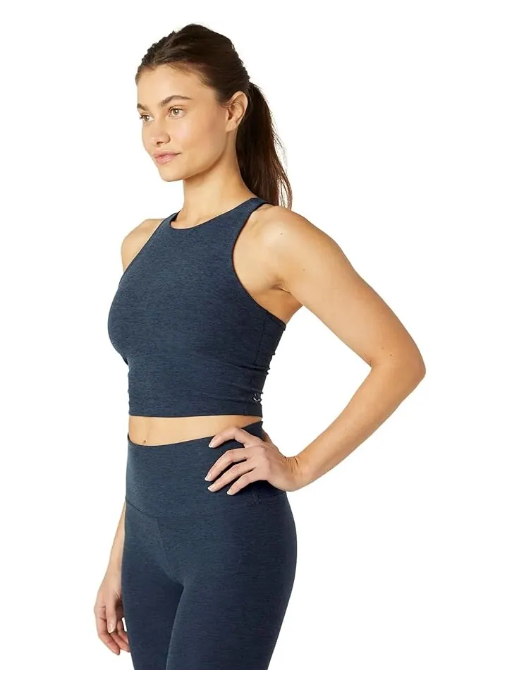 Майка Beyond Yoga Spacedye Refocus Cropped Tank — изображение 2 из 3, темно-синий