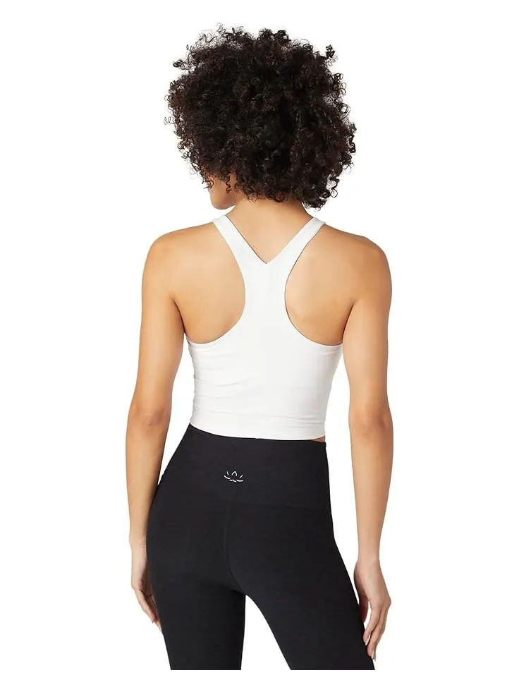 Майка Beyond Yoga Spacedye Refocus Cropped Tank — изображение 3 из 3, белый