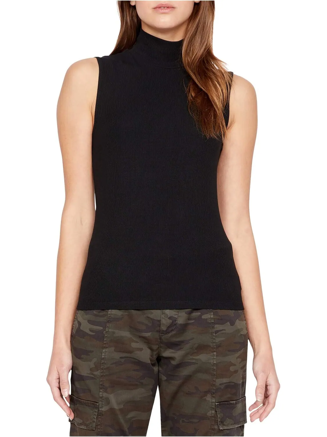 Топ Essential Sleeveless Mock Neck Sanctuary — изображение 1 из 3, черный