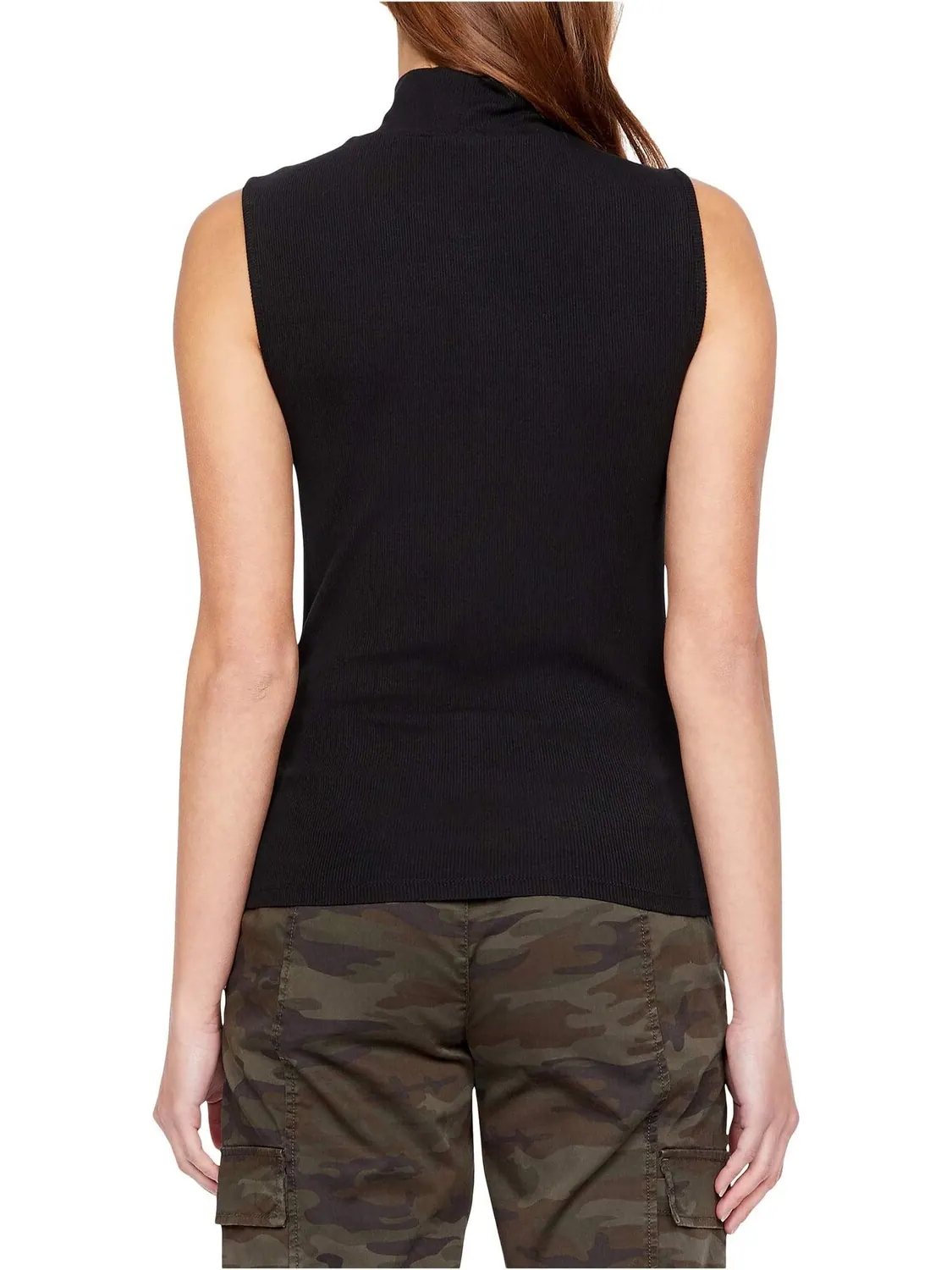 Топ Essential Sleeveless Mock Neck Sanctuary — изображение 2 из 3, черный