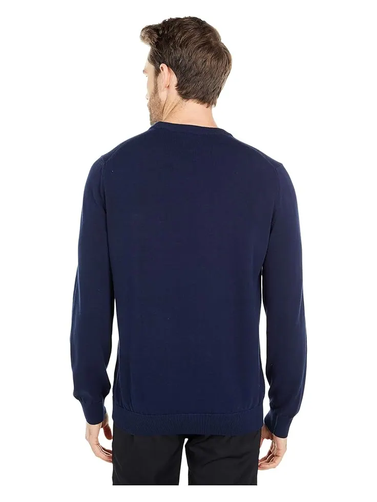 Свитер Lacoste Jersey Crew Neck, трикотаж для повседневной носки — изображение 3 из 4, темно-синий