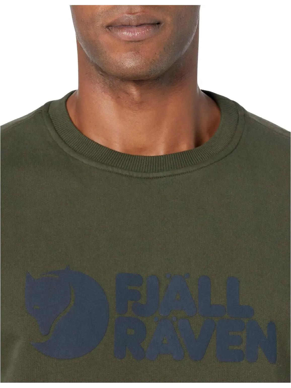 Свитер с логотипом Fjallraven Fjällräven — изображение 3 из 4, зеленый