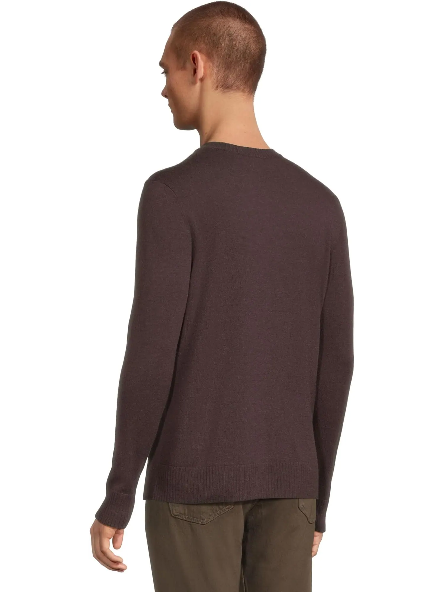 Свитер Smartwool Men's Sparwood Crew Sweater — изображение 3 из 5, сиреневый