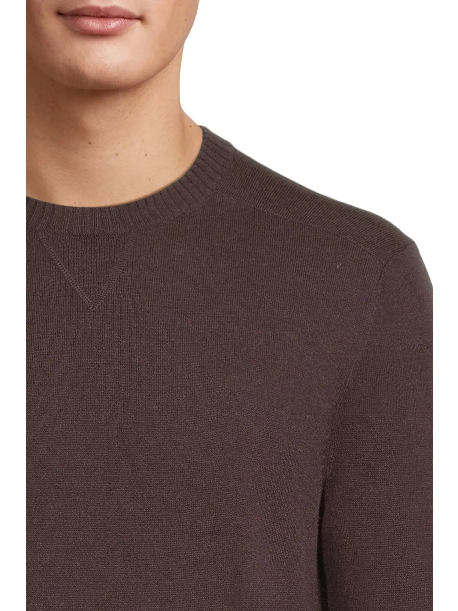 Свитер Smartwool Men's Sparwood Crew Sweater — изображение 4 из 5, сиреневый