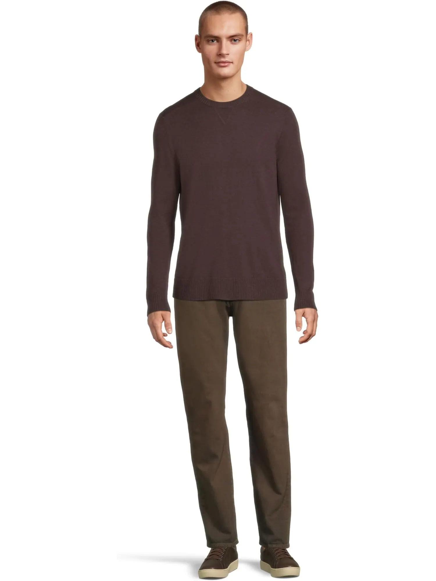 Свитер Smartwool Men's Sparwood Crew Sweater — изображение 5 из 5, сиреневый