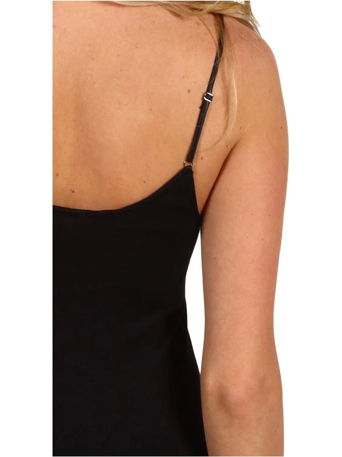 Майка Cotton Seamless V-Neck Camisole Hanro — изображение 6 из 7, черный