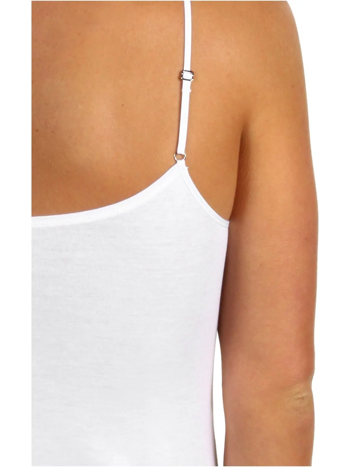 Майка Cotton Seamless V-Neck Camisole Hanro — изображение 6 из 7, белый